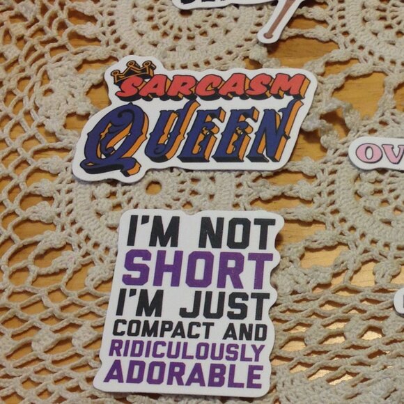 Stickers for cellphone, hydration bottles, Sarcasm - Picture 2 of 6